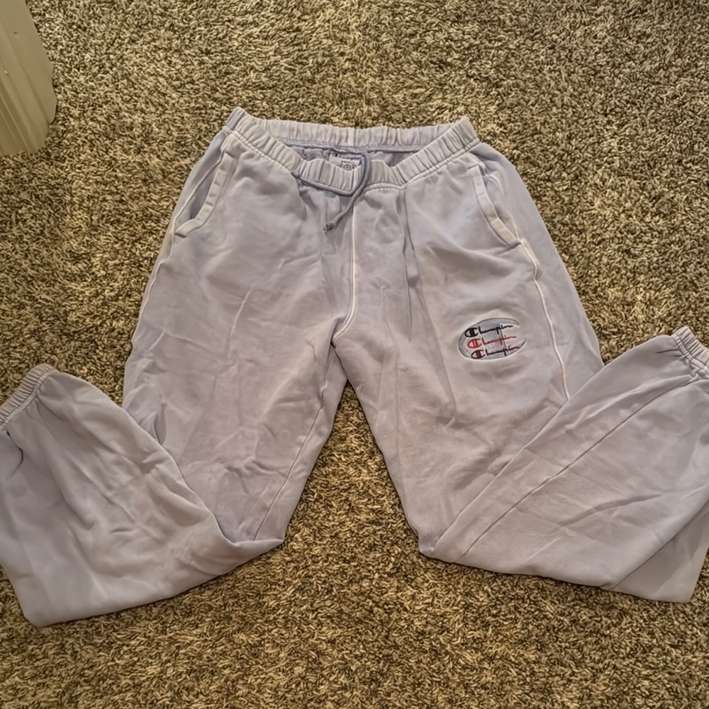 Light Gray Sweatpants with Logo